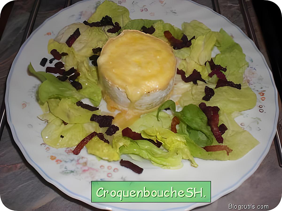 recette Fromage dormant sur son toast et sa salade tout en douceur