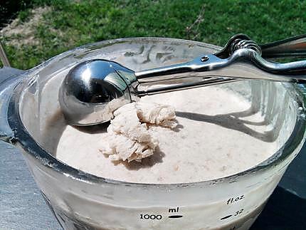 recette Glace à la banane " une recette d'aprés notre amour de cuisine "