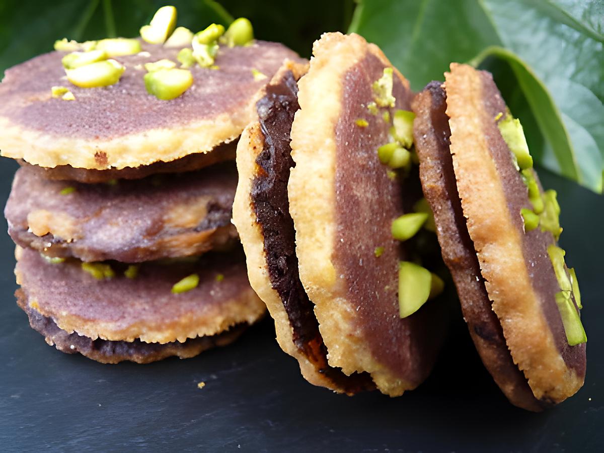 recette Petits biscuits au chocolat et son glaçage au bailey