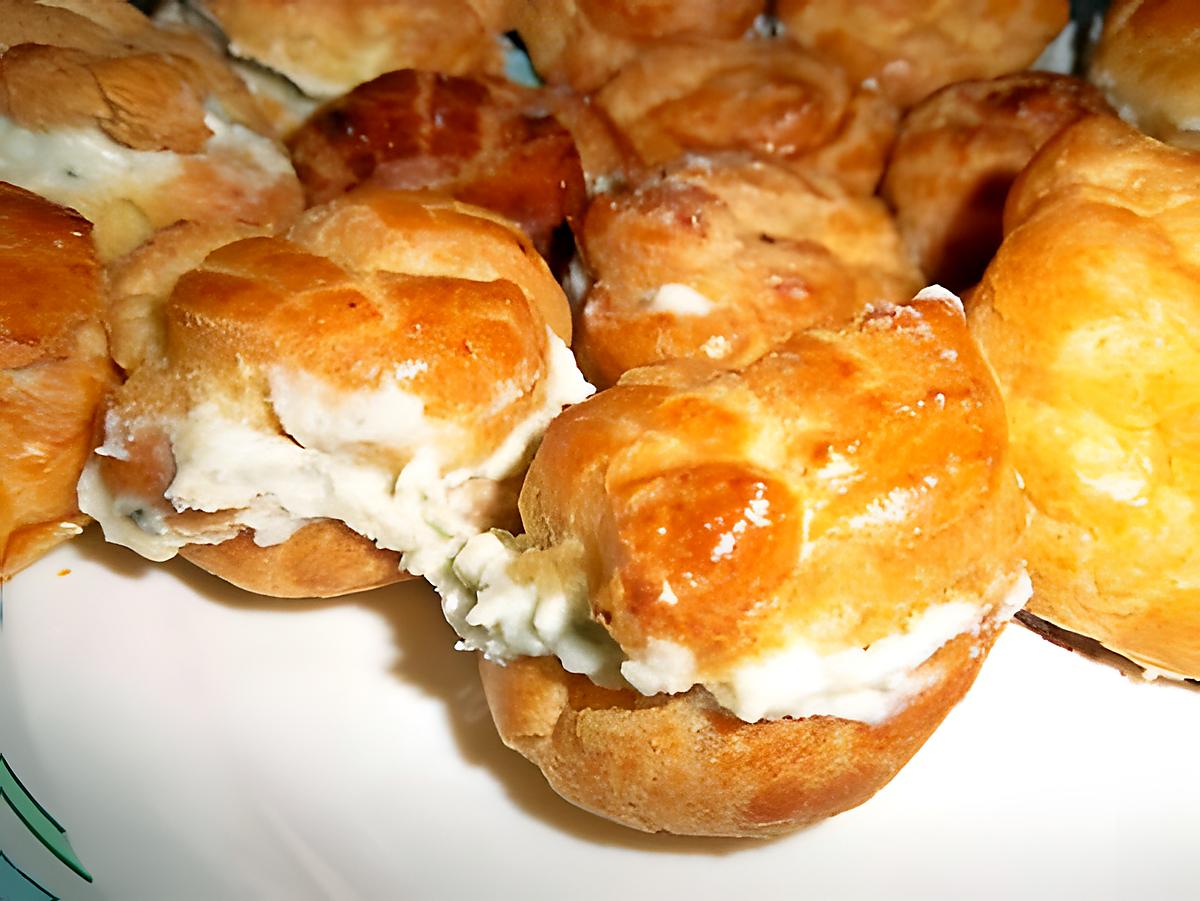 recette Choux au roquefort