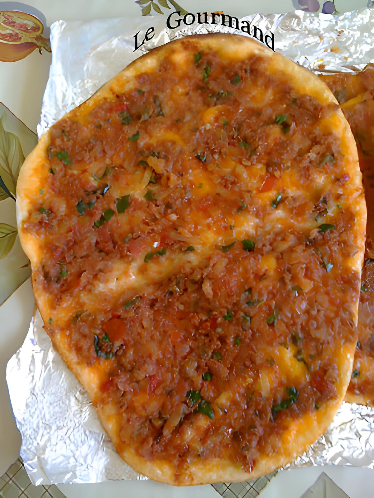 recette Lahmacun : pizza turque
