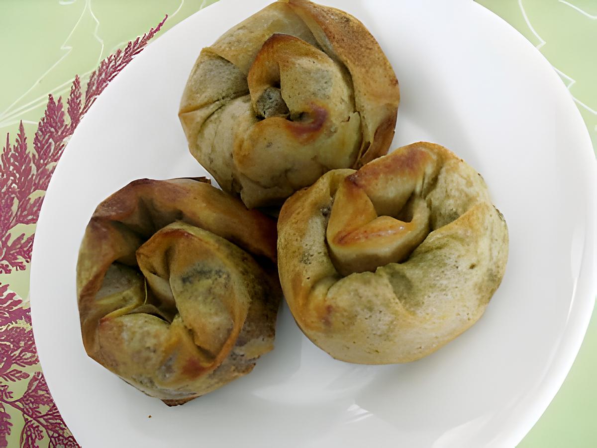 recette Brik ou Bourek en forme d'escargot