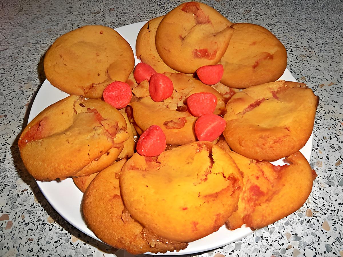 recette Cookies à la...fraise Tagada ® ! =P
