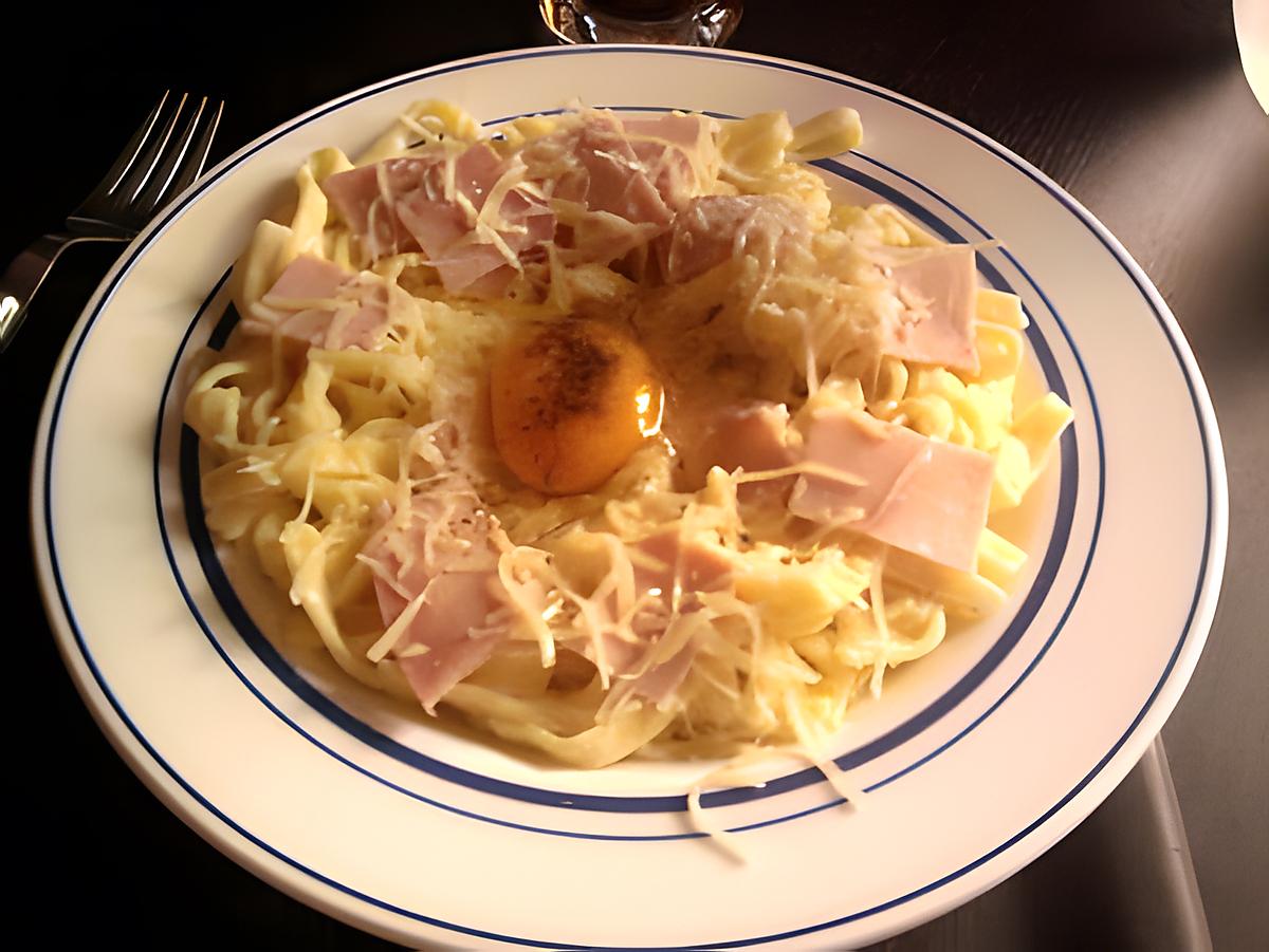 recette pates à la carbonara