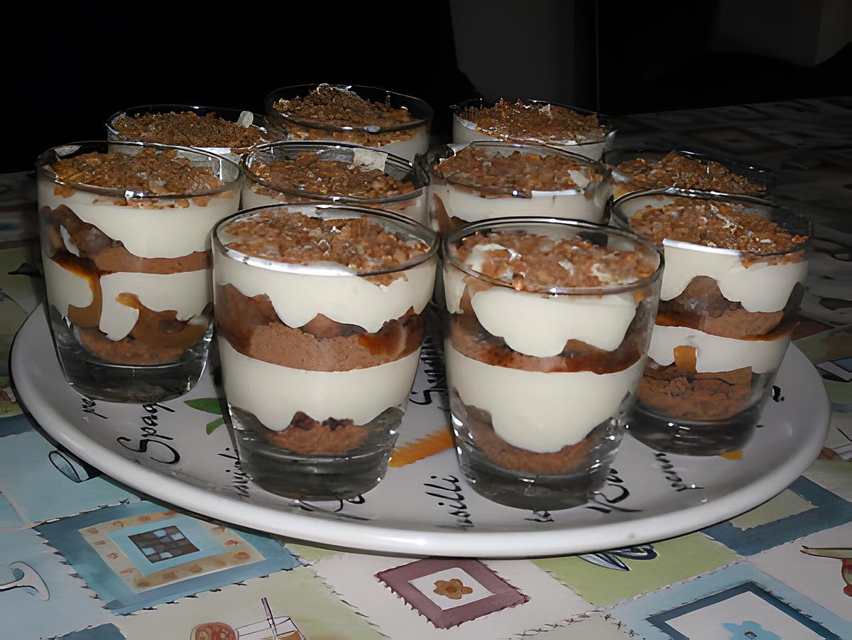 recette Tiramisu aux pommes et caramel au beurre salé