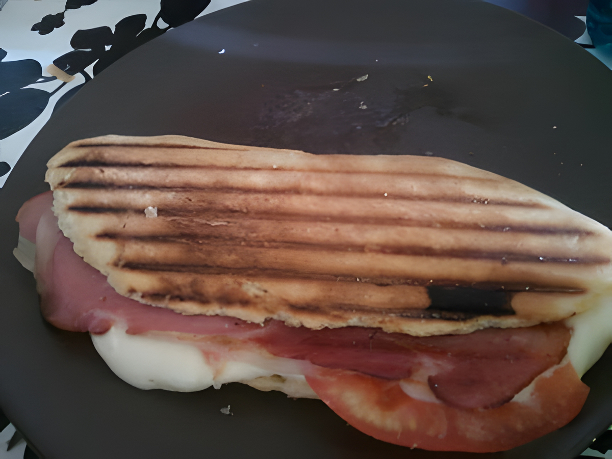 recette Panini Mozza Tomate jambon cru