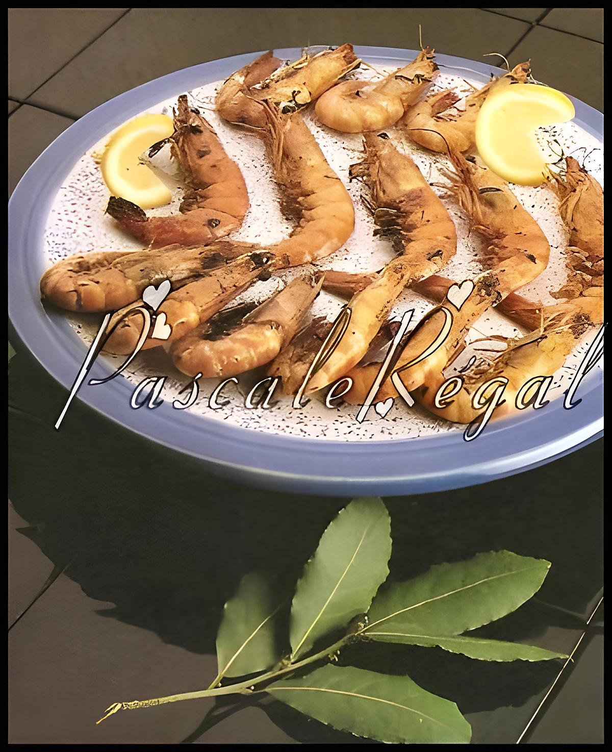 recette Gambas Grillées (Micro-ondes)