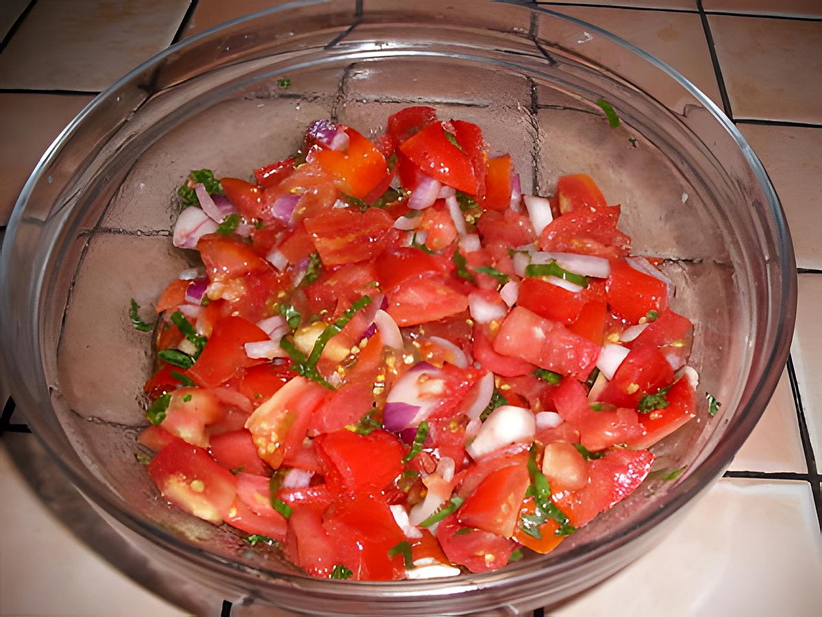 recette Salade de tomates à l'italienne