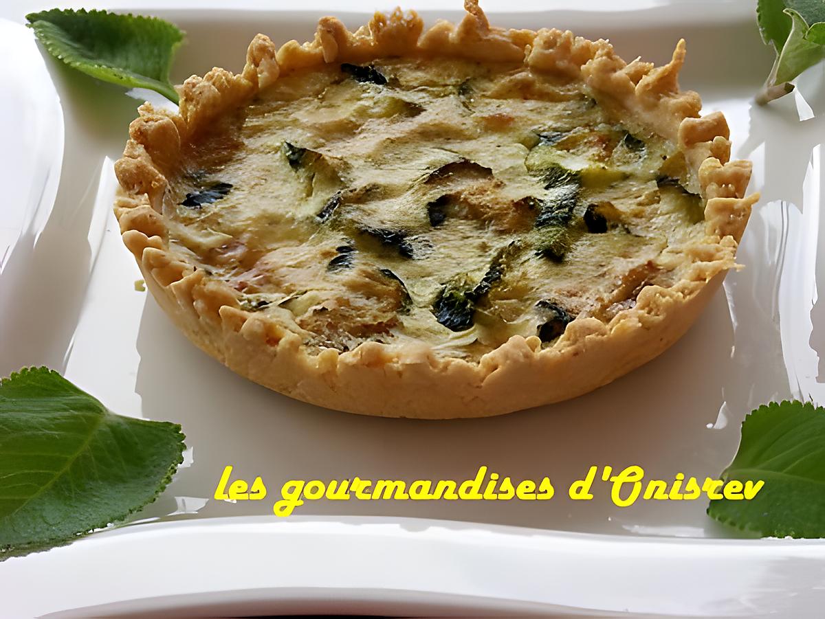 recette Tarte aux courgettes et au fromage de chèvre