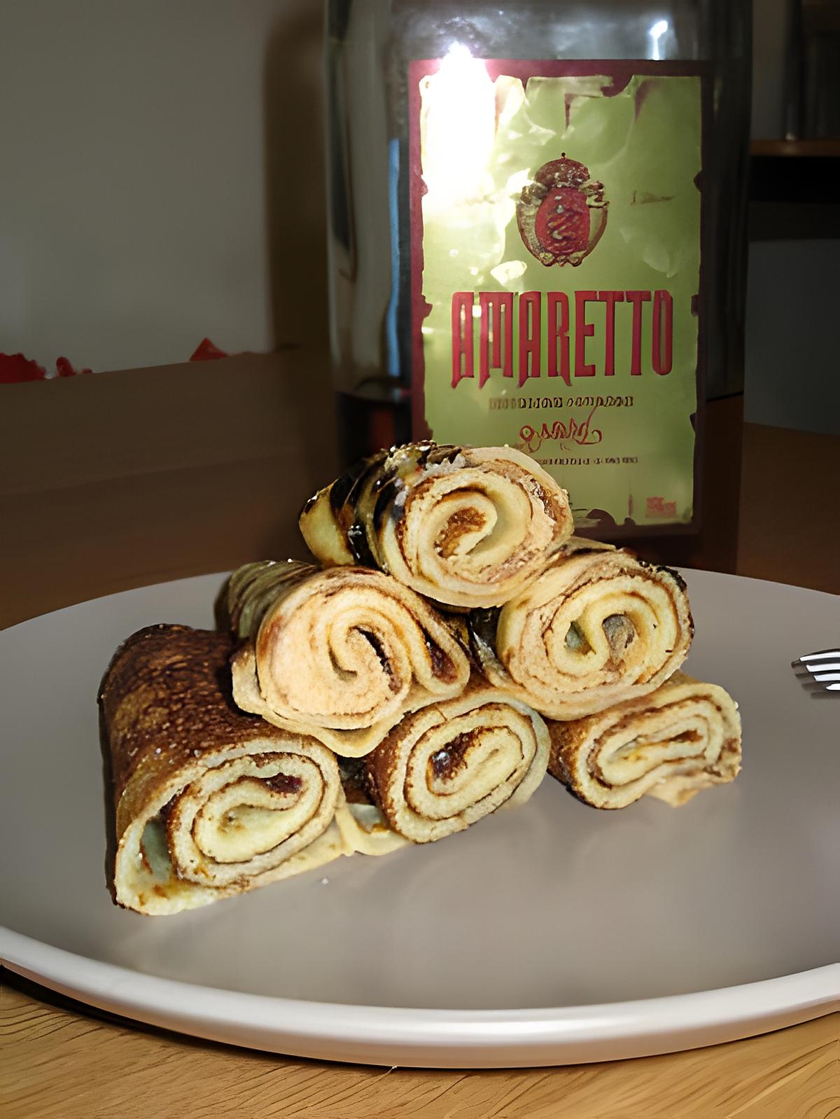 recette Crêpes à l'Amaretto,Mmmm!!