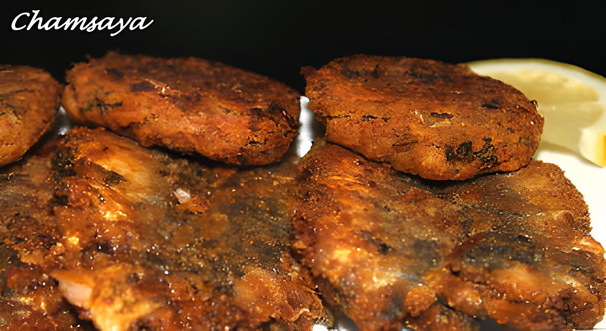 recette Sardines à la charmoula et leurs petites galettes