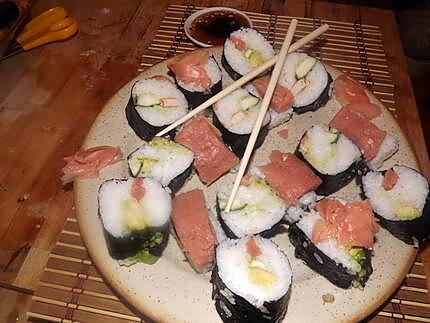 recette Sushis faite maison