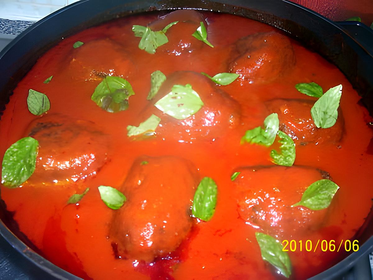 recette boulettes sauce tomate