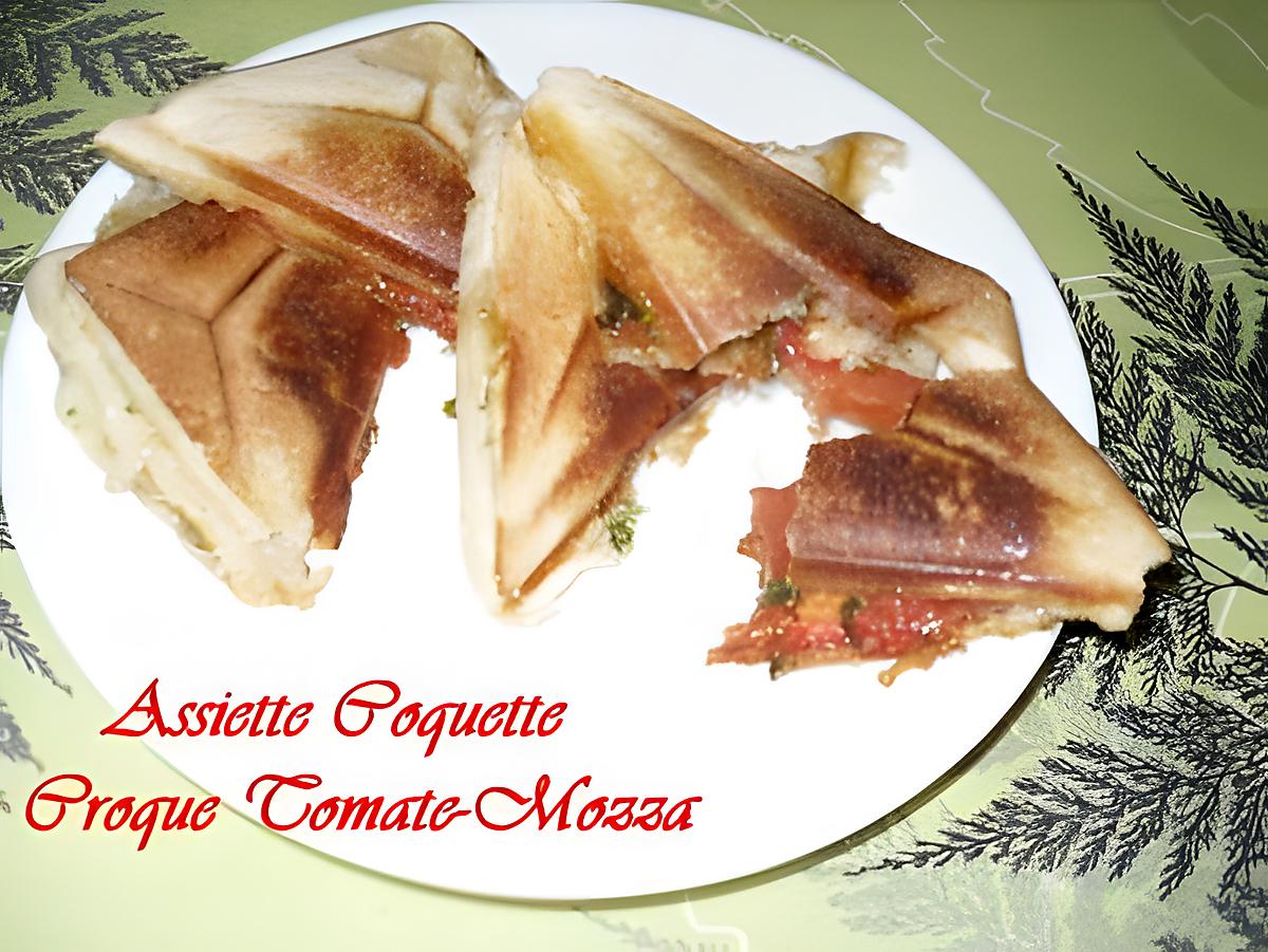 recette Croque Tomate-Mozza