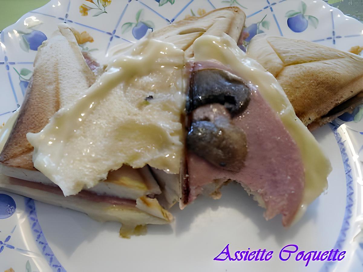 recette Croque Monsieur Champignon