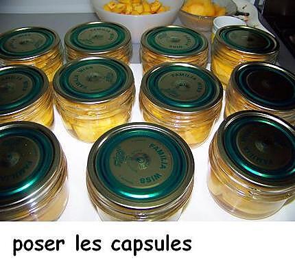 recette Pêches au sirop léger -  en bocaux ( conserves)