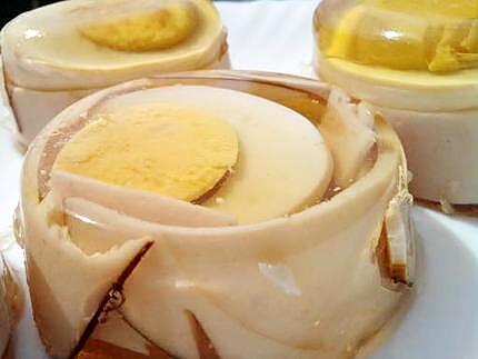 recette Aspic aux oeuf et jambon