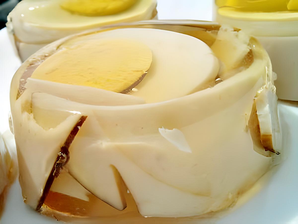 recette Aspic aux oeuf et jambon