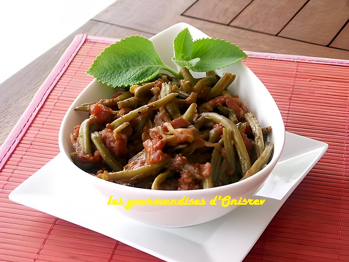 recette Haricots verts à la méridionale