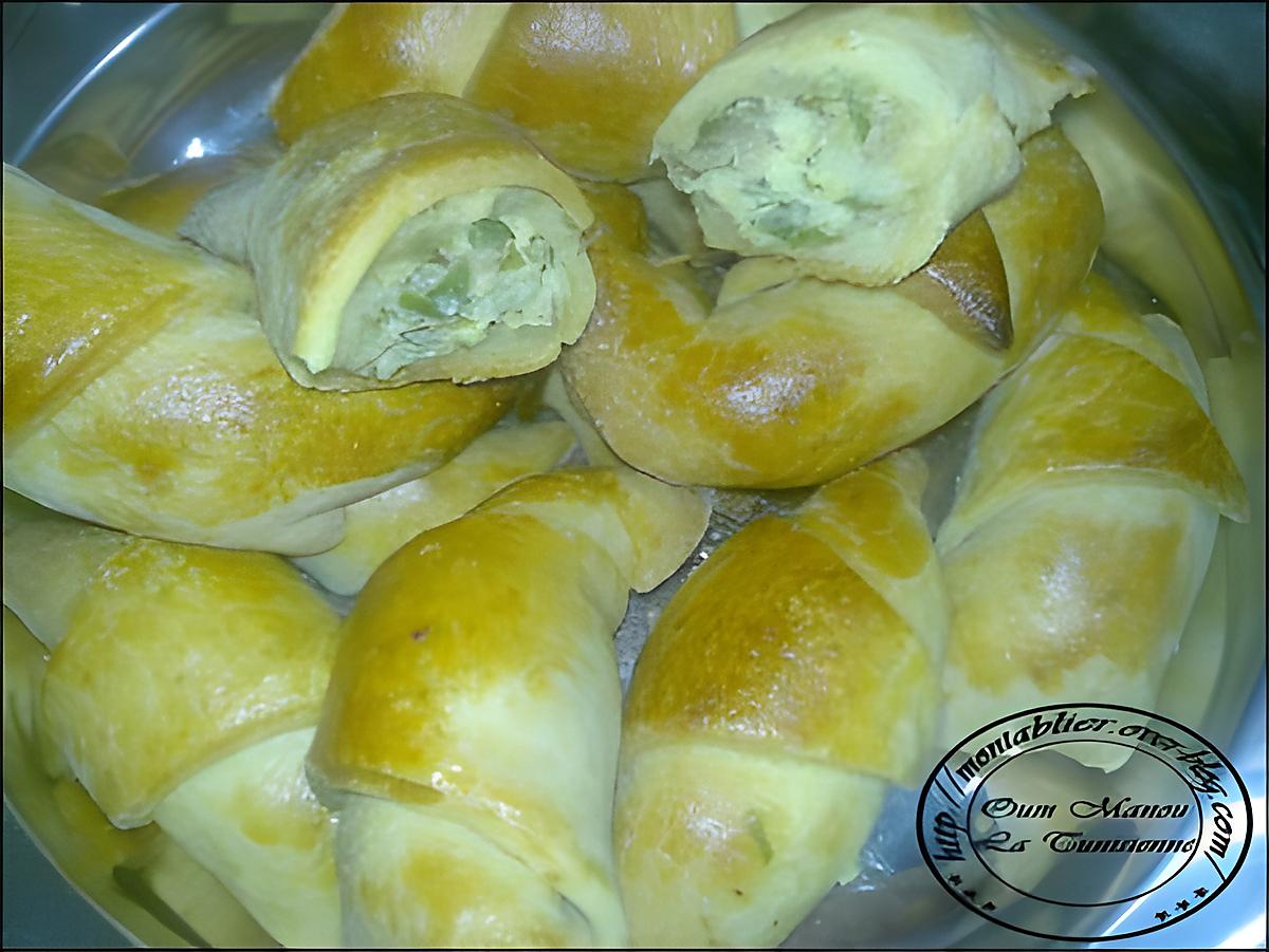 recette petits croissants farcis: