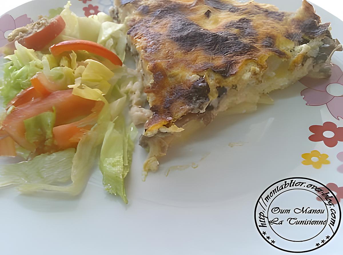 recette gratin de pommes de terres-poulet: