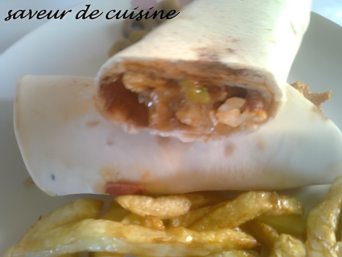 recette un sandwitch a ma façon (libanais mexicain)