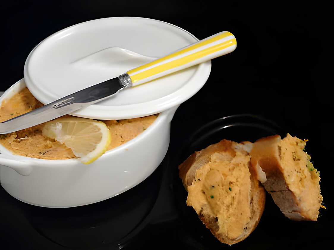Recette de Rillette aux deux saumons