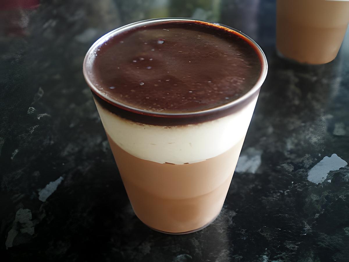 recette verrine trois chocolat