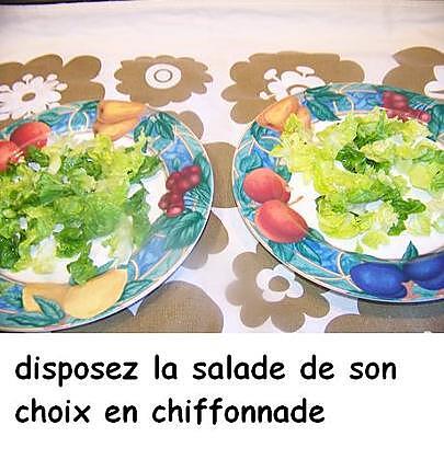 recette Salade aux lardons de saumon atlantique  fumé