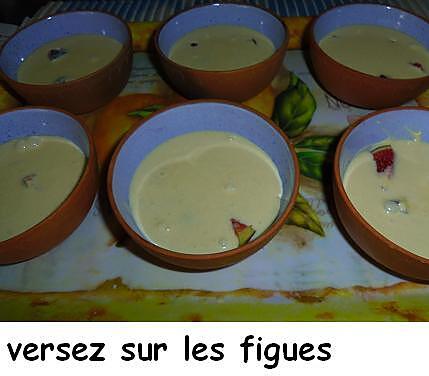 recette Figues gratinées en cassolettes