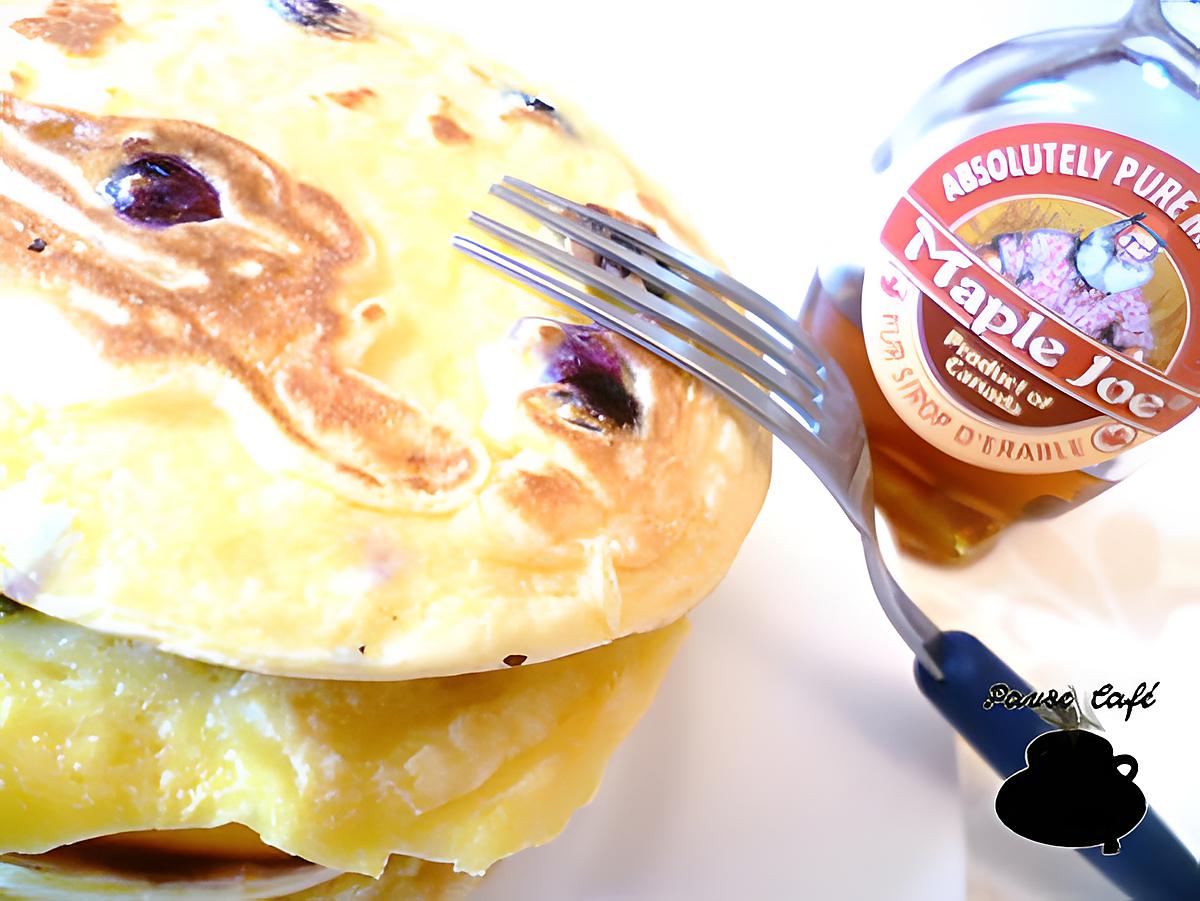 recette Pancakes aux myrtilles