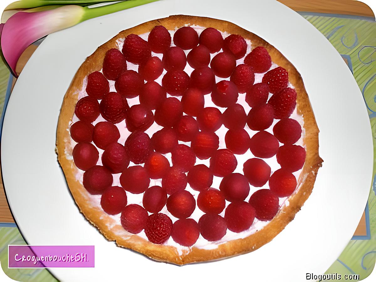 recette Tarte aux framboises