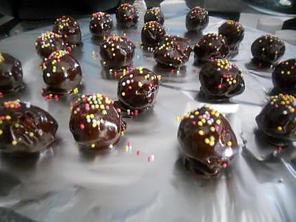 recette Cake pops pate d'amande au chocolat