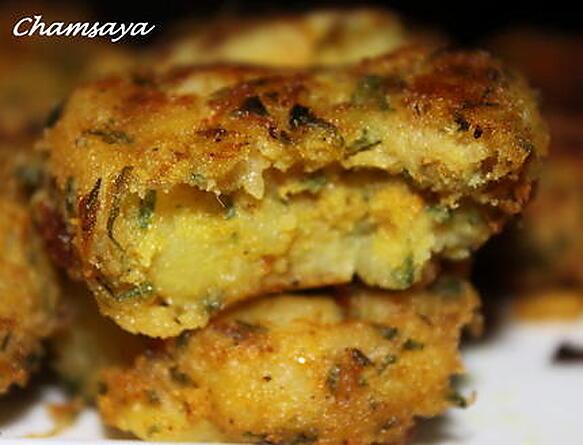 recette Maakoudas au thon, galettes de pommes de terre au thon