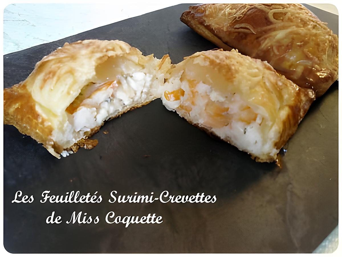 recette Feuilletés Surimi Crevettes