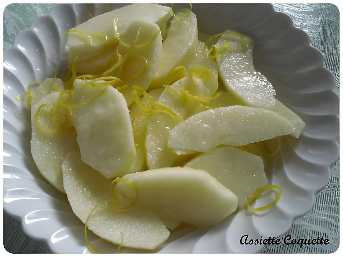 recette Pommes Citronnées