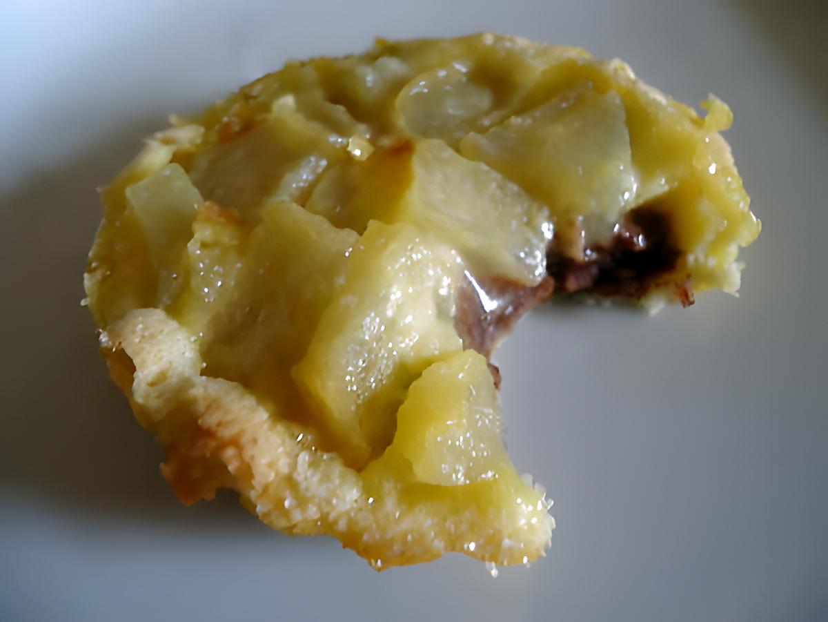 recette Tartelette irrésistible poire / pralinoise