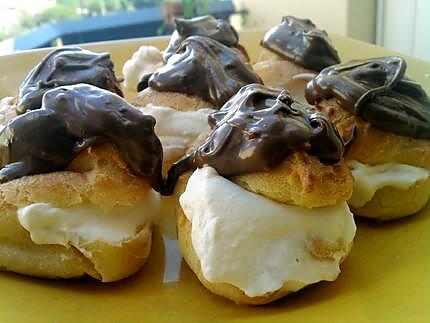 recette Choux gourmand au nutella & chantilly