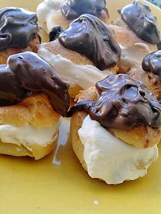 recette Choux gourmand au nutella & chantilly