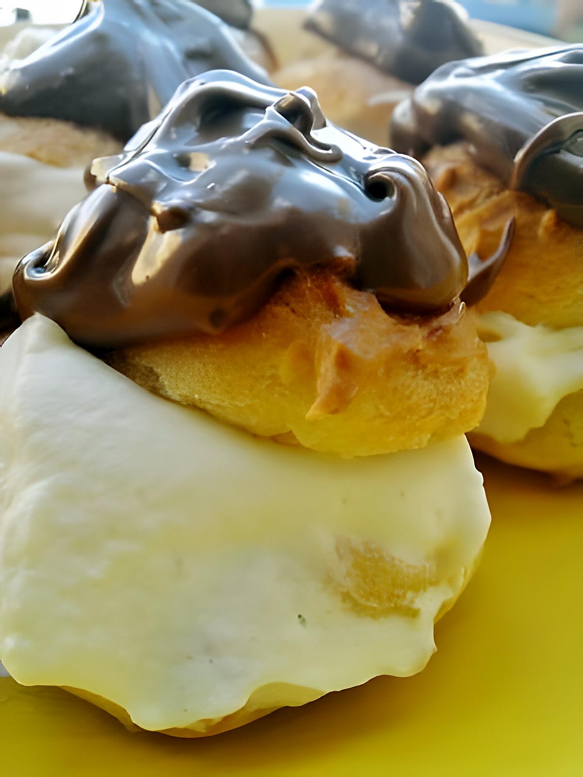 recette Choux gourmand au nutella & chantilly