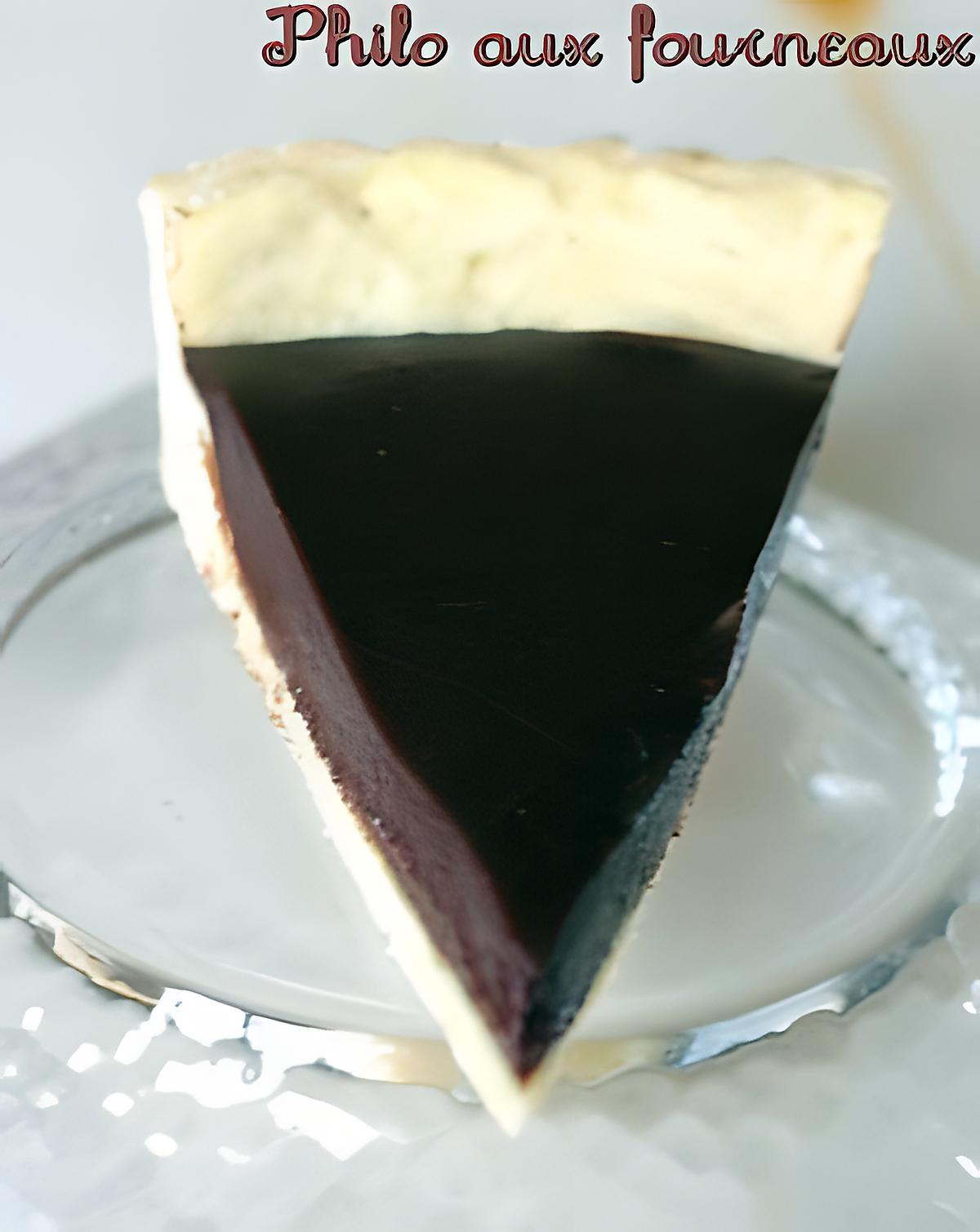 recette Tarte moelleuse au chocolat