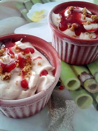 recette Glace italienne à la framboise