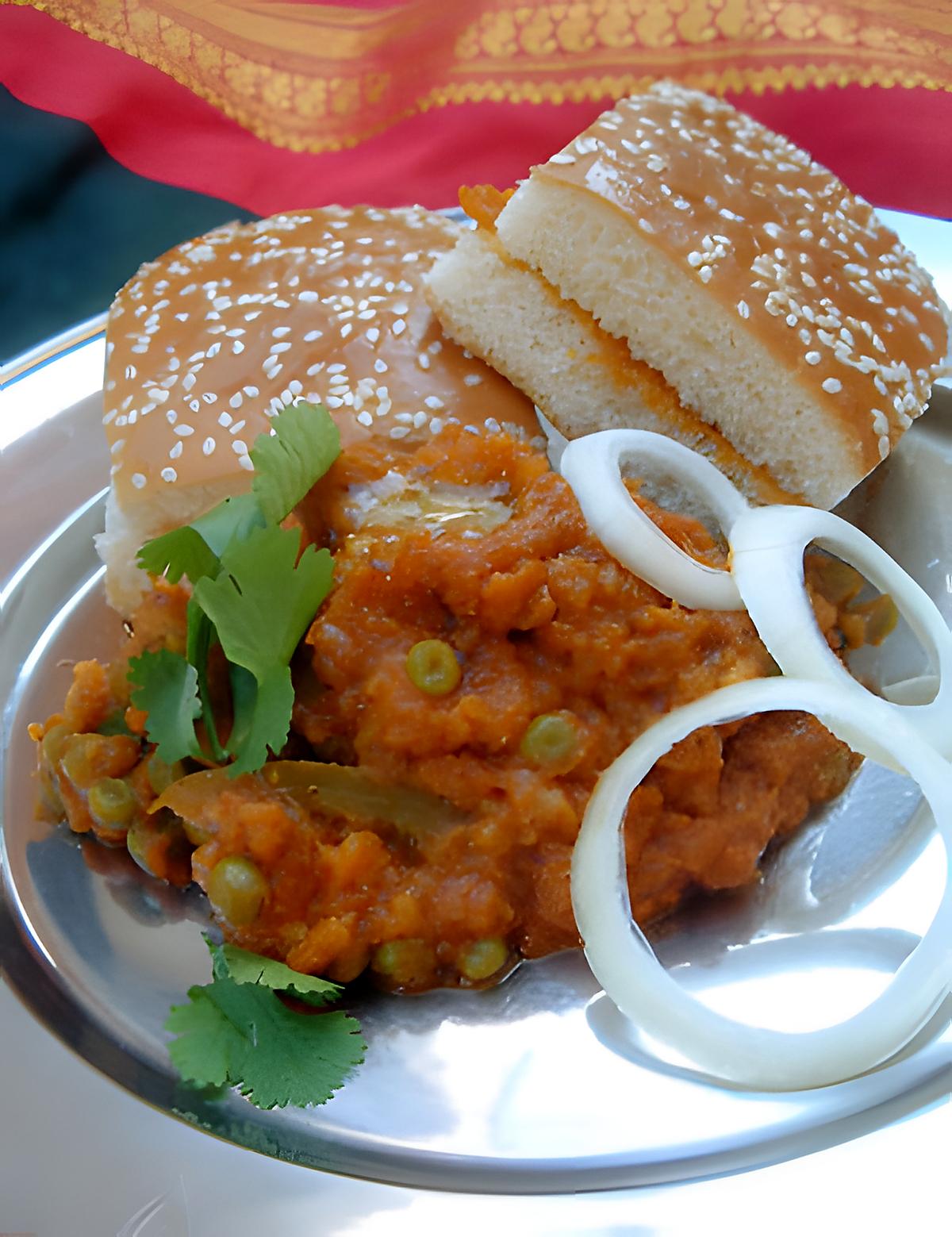 recette Recette indienne Pav bhaji