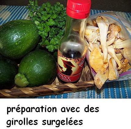 recette Courgettes rondes farcies aux girolles