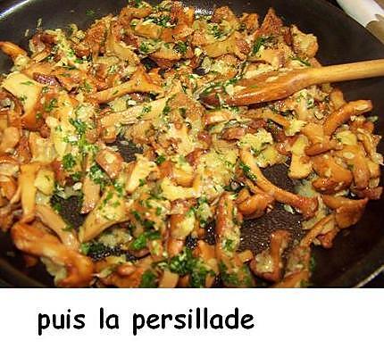 recette Courgettes rondes farcies aux girolles