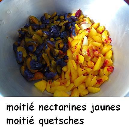 recette Confiture de prunes et nectarines jaunes aux épices