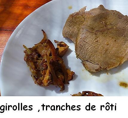 recette Roti de veau aux artichauts et  assortiment de champignons des bois