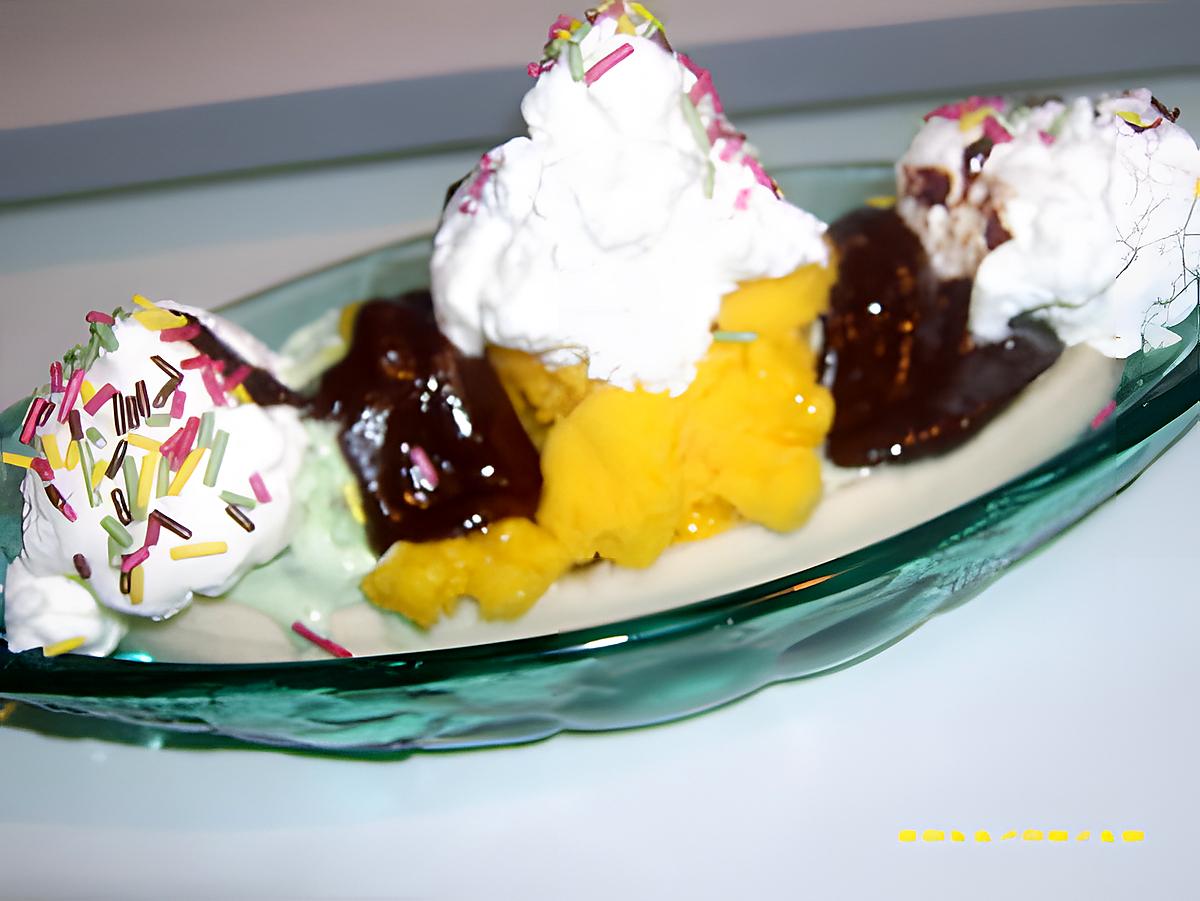 recette la banana split des choupettes