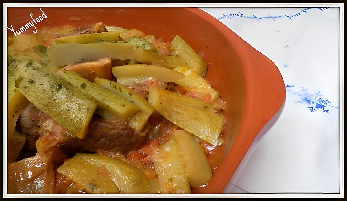 recette Tajine de boeuf à la courge (slaoui) à l'huile d'argan