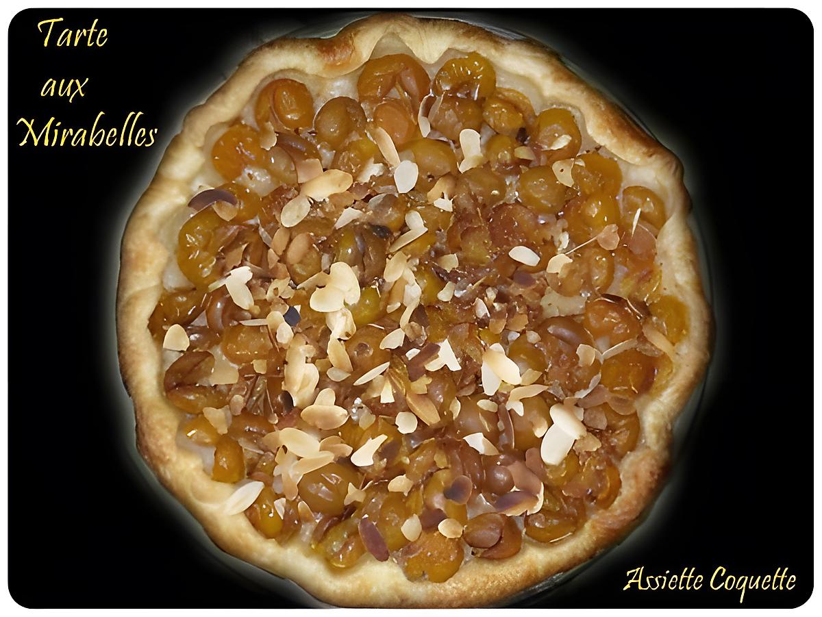 recette Tarte aux mirabelles